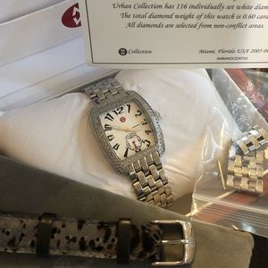 Michele Mini Urban Diamond +box, extra band, links